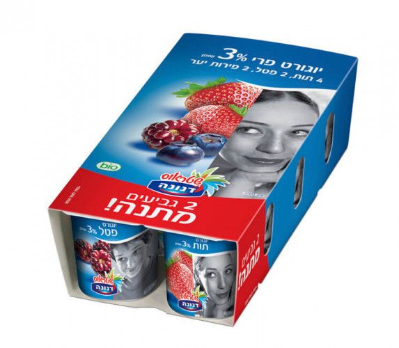אריזת יוגורט דנונה