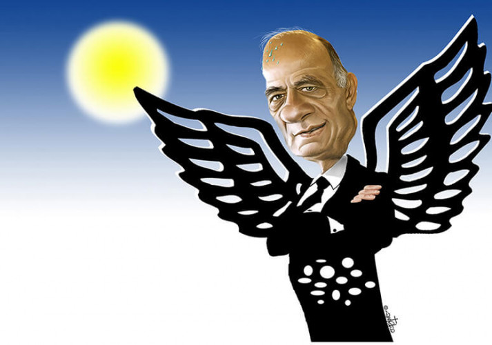 איור מתוך ידיעות אחרונות, שלמה אליהו