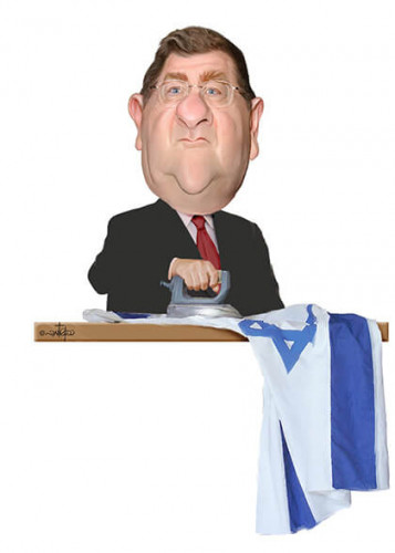 איור מתוך ידיעות אחרונות, אברהם פורז