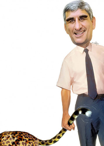 איור מתוך ידיעות אחרונות, יוסי בכר