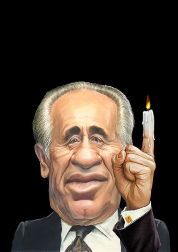 קריקטורה, שמעון פרס