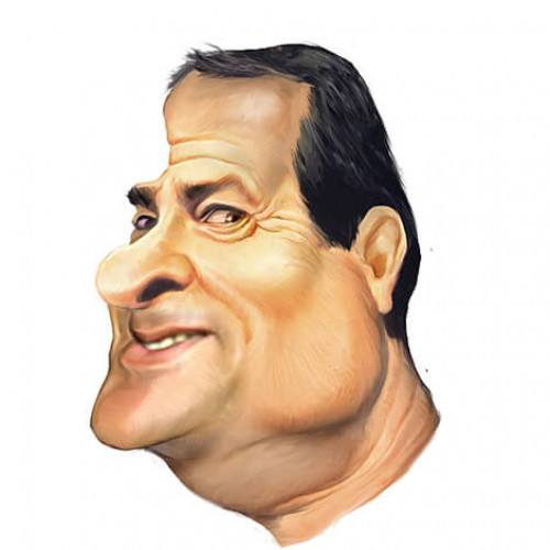 איור מתוך ידיעות אחרונות, דודו טופז