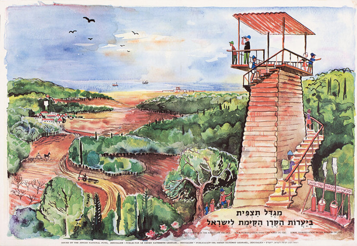 כרזה, קרן קיימת לישראל