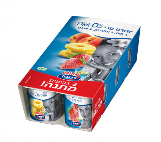 אריזת יוגורט פרי דנונה