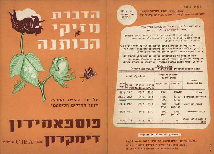 הדברת מזיקי הכותנה