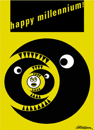 כרזה !Happy millennium