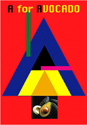 כרזה A for Avocado