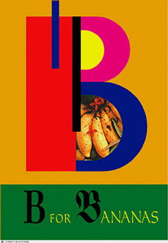 כרזה B for Bananas