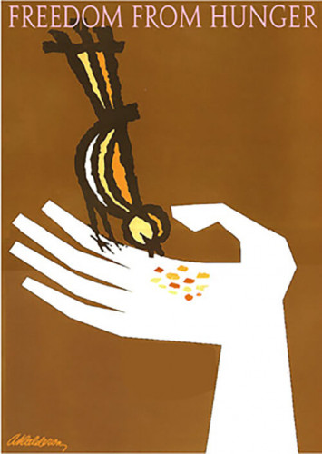 כרזה Freedom from hunger