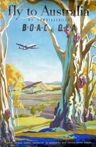 כרזה Fly to Australia