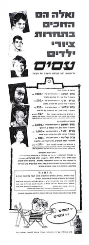 ואלה הם הזוכים בתחרות ציורי ילדים עסיס