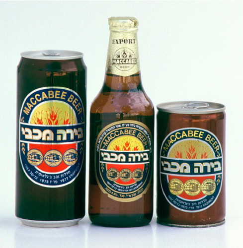 תווית, בירה מכבי