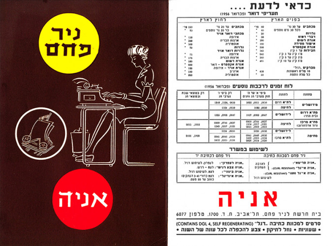 נייר פחם אנייה