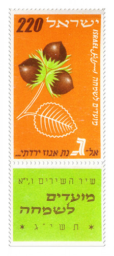 בול מסדרת מועדים לשמחה תשי"ג