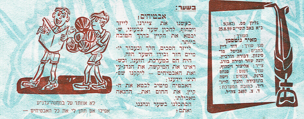 איור כתבה