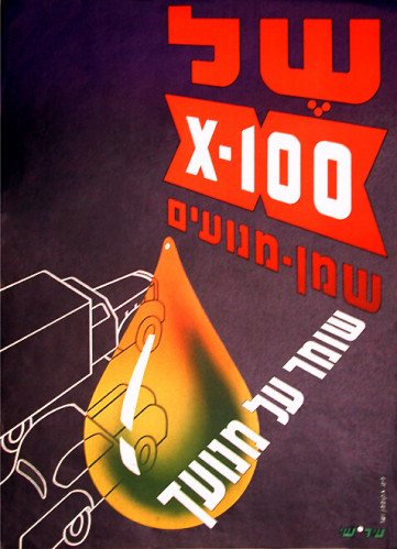 כרזה, של שמן מנועים