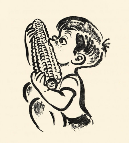 איור ספר, הבקבוק הכחול