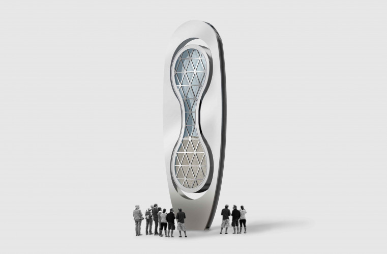 Hourglass poster plain