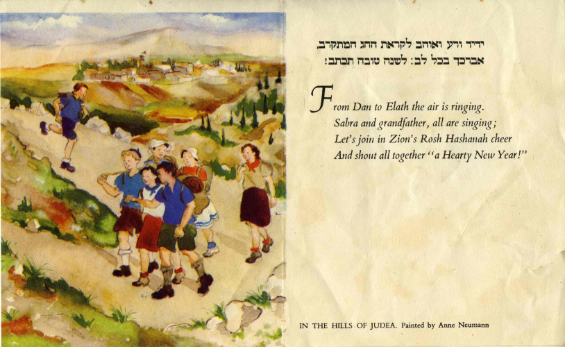 ילדות קוטפות פרחים וילדים צועדים בשביל עפר