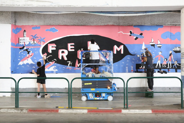 Tel aviv the city of freedom and democracy